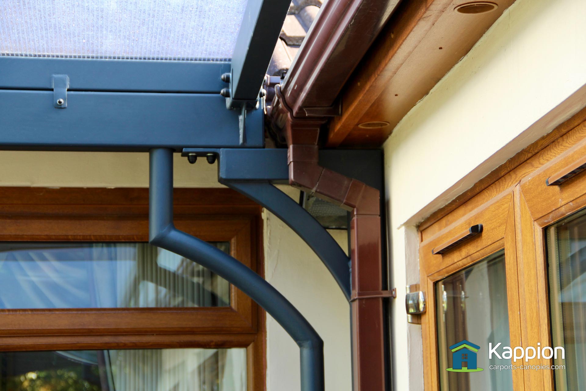 Garden Patio Canopy Installed in Rugby Kappion Carports & Canopies