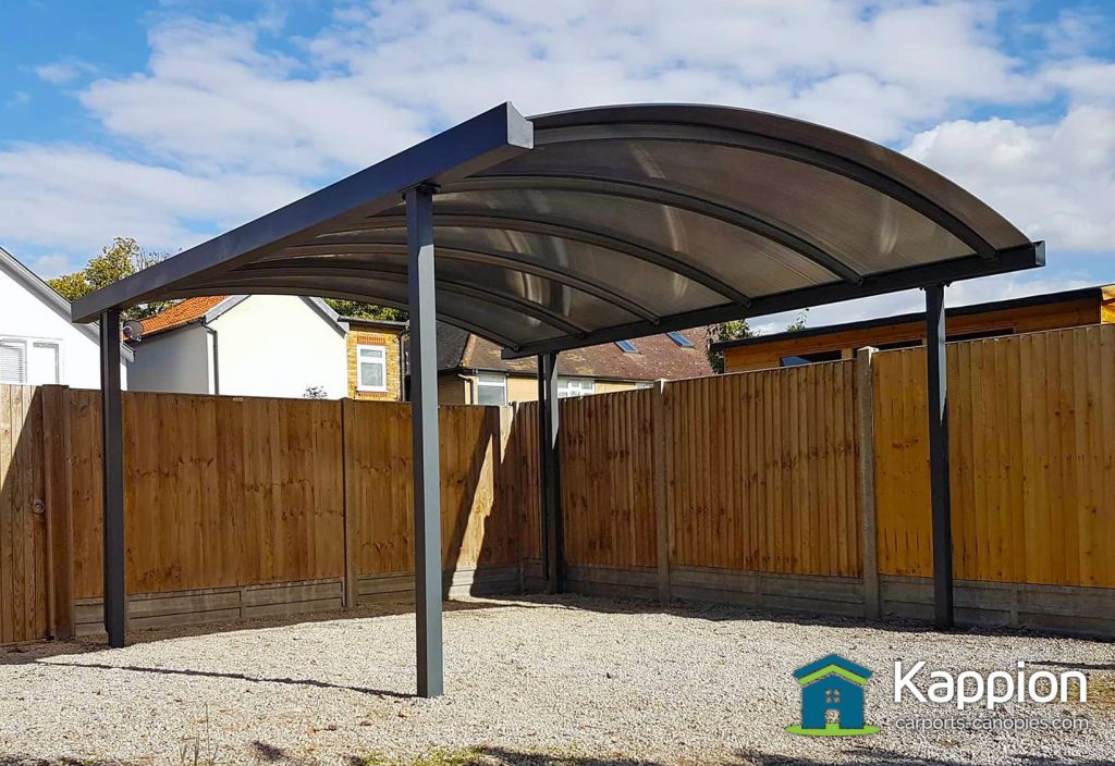 singlecarwidecarport001 Kappion Carports & Canopies
