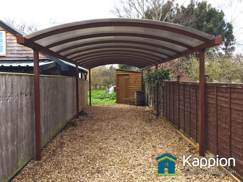 Long Double Carport Installed Oxford Kappion Carports & Canopies