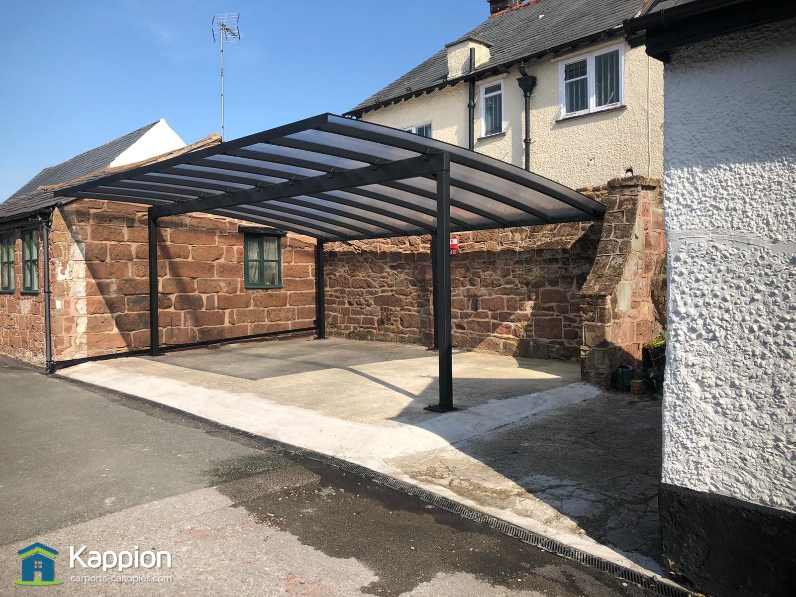 Front End Parking Canopy installed in Liverpool Kappion Carports
