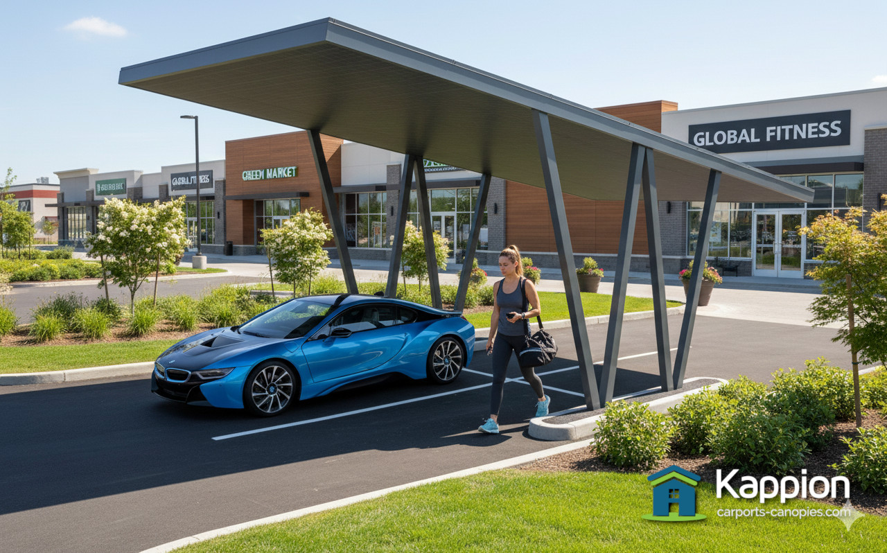 IGNITE W Solar Carport | Kappion Carports & Canopies